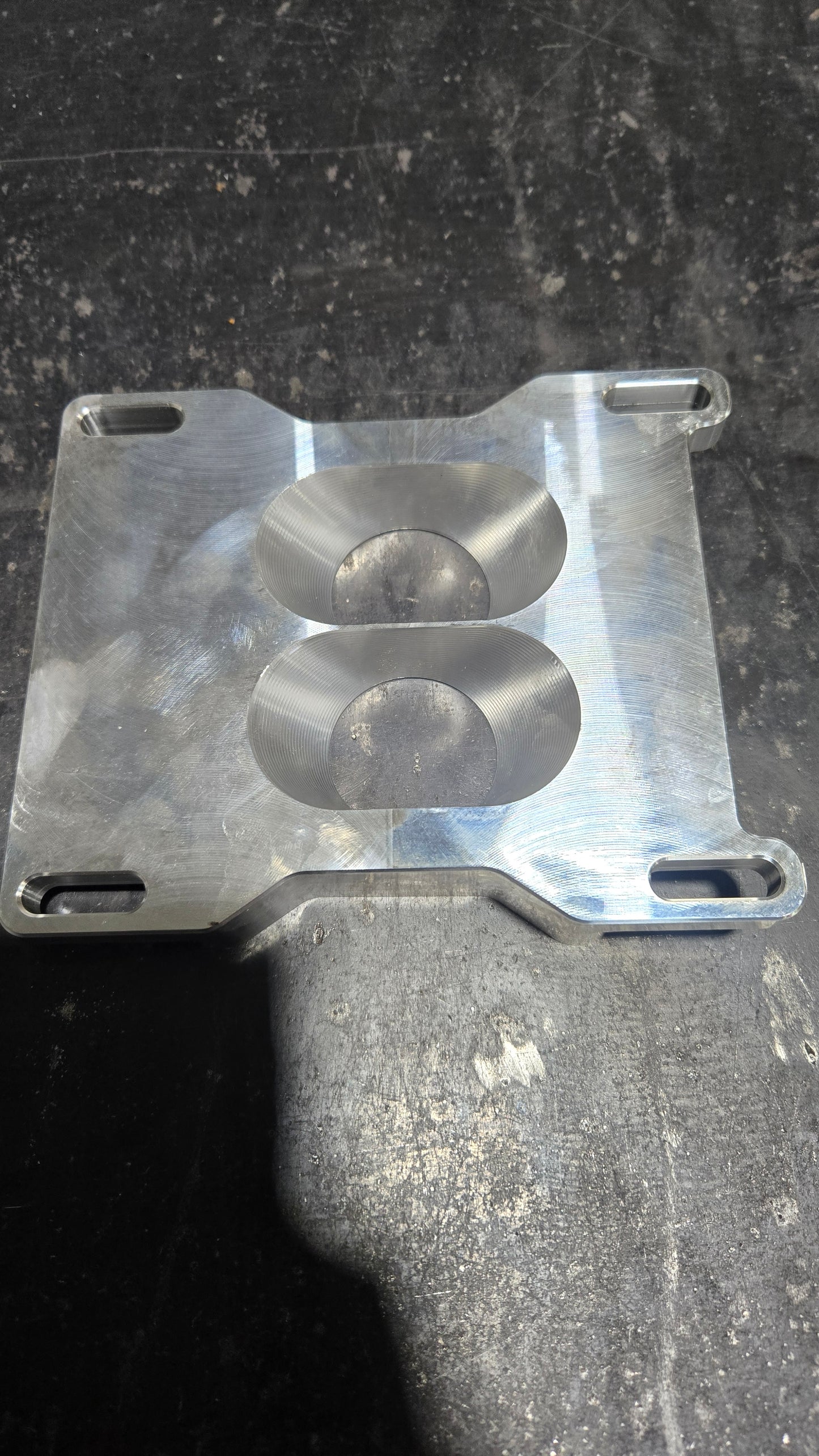Angled carb adapter
